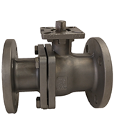 flanged valves 2 way steel