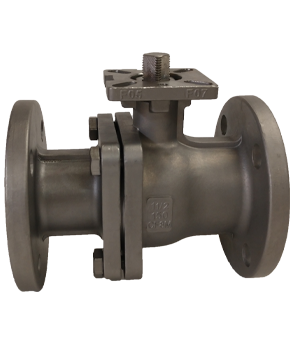 CR-TEC flanged valves 2 way steel flanged ball valves