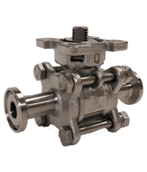 CR-TEC Sanitary valves 2 way ball valves