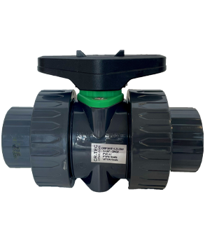 CR-TEC thermoplastic valves crp301f 2 way thermoplastic double union ball valves